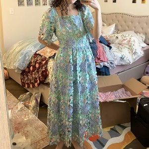 JessaKae Pastel Embroidered Dress XS